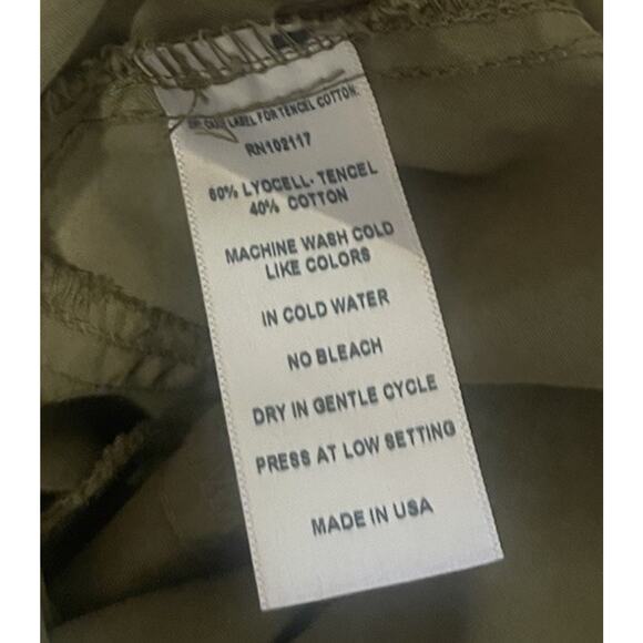 Eleven Stitch Design Women's M Green Lagenlook Artsy Button Down Tunic Top EUC - Picture 4 of 5